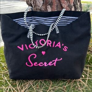 Victoria's Secret Black Tote Bag